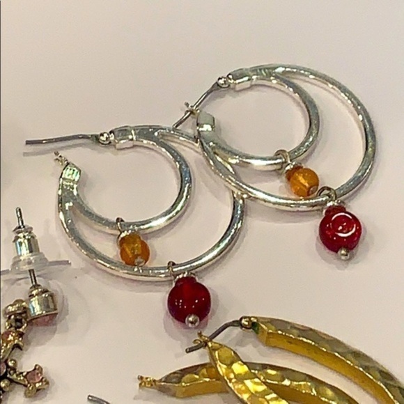 💐5/25 5 pair lot bundle statement earrings - Picture 5 of 11